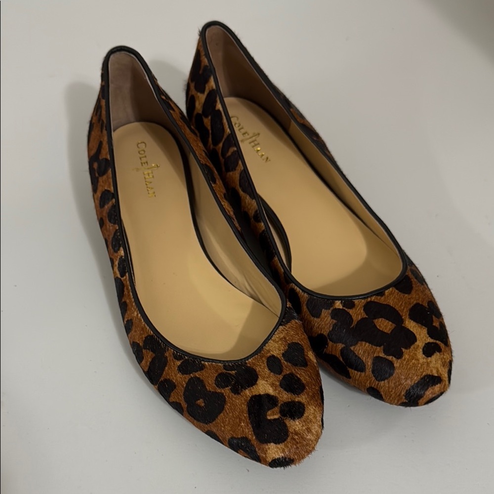 Cole Haan Animal Print Flats